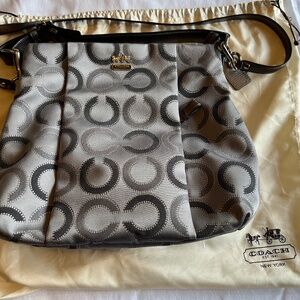 Coach large op art handbag